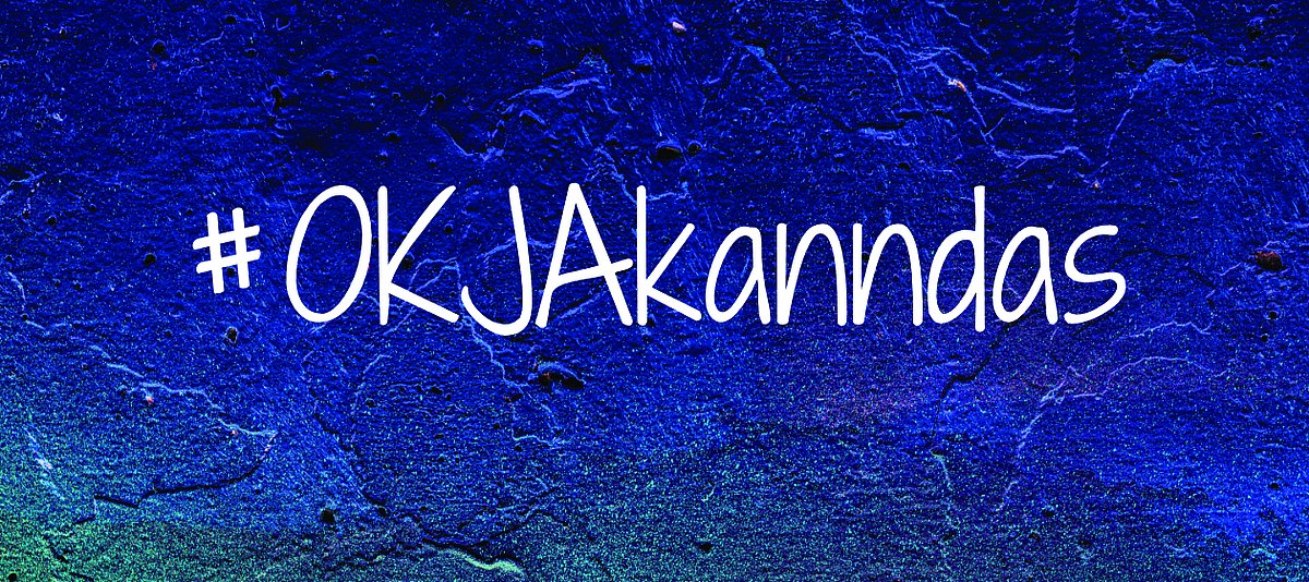 Logo der Kampagne mit Schriftzug #OKJAkanndas