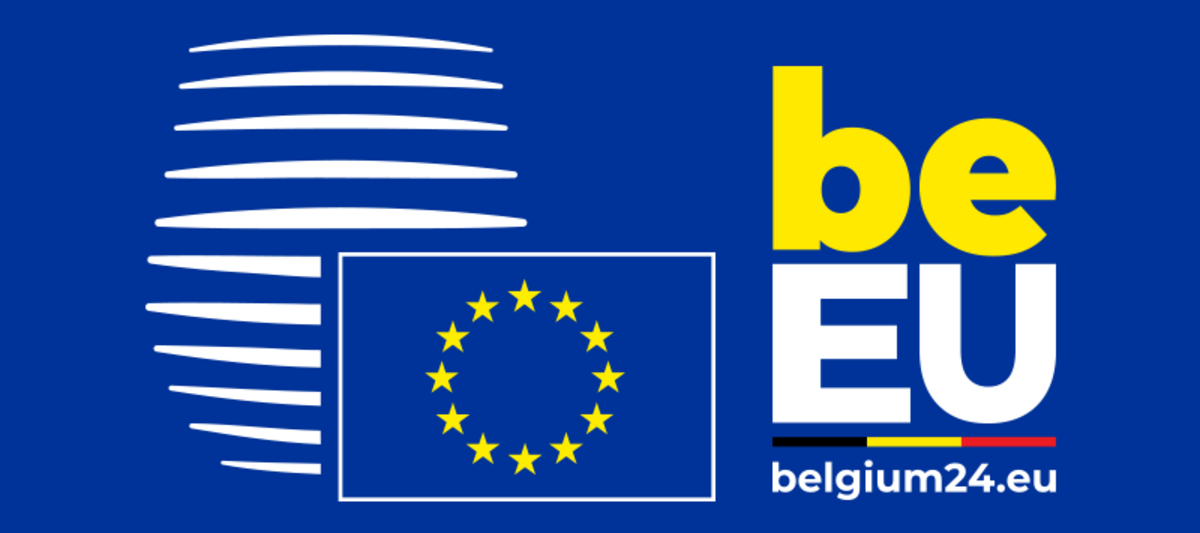Logo der belgischen EU-Ratspräsidentschaft 2024