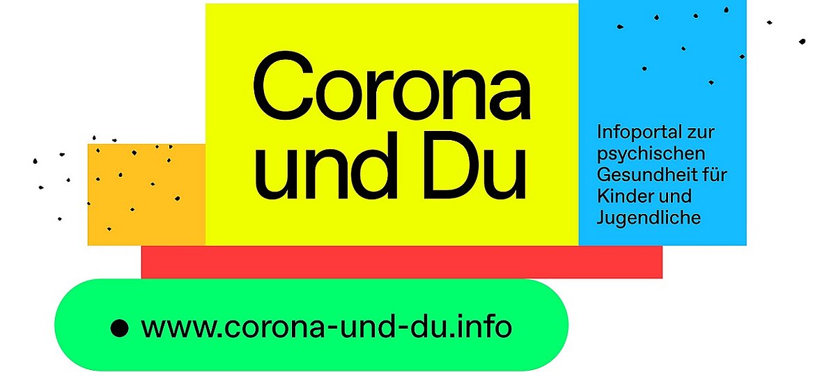 Buntes Logo des Portals Corona & Du in vielen Farben