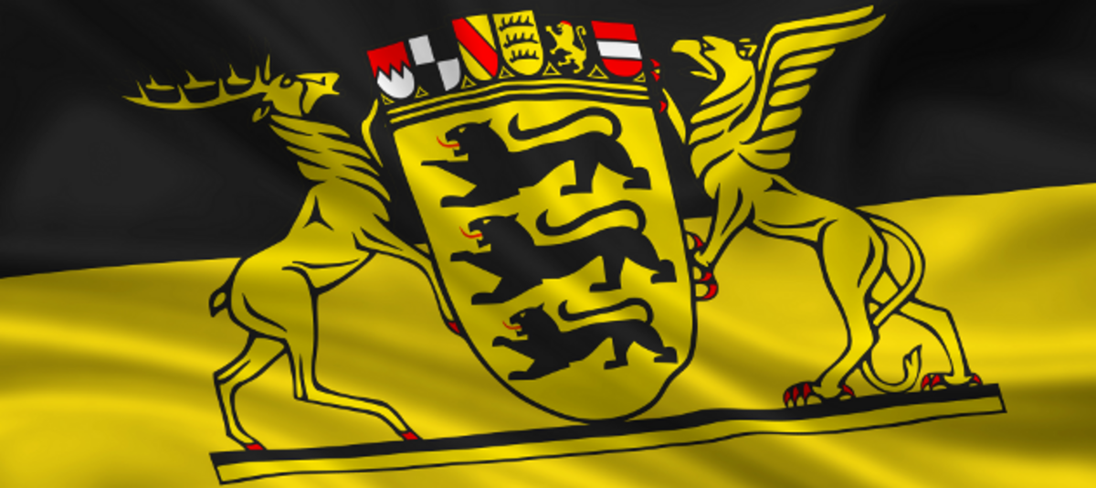 Flagge des Landes Baden-Württemberg