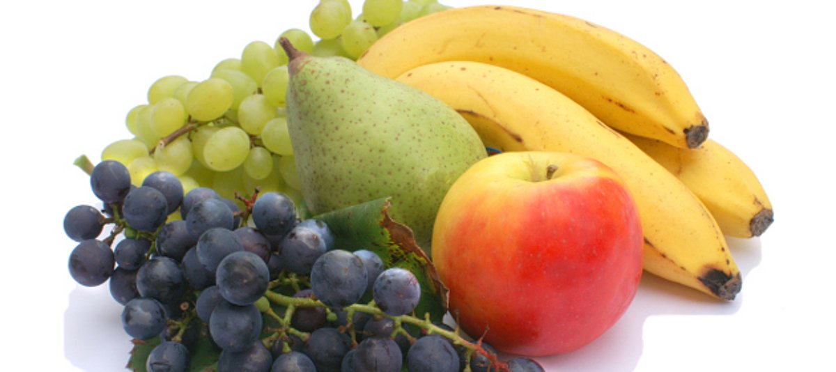 Verschiedene Sorten Obst