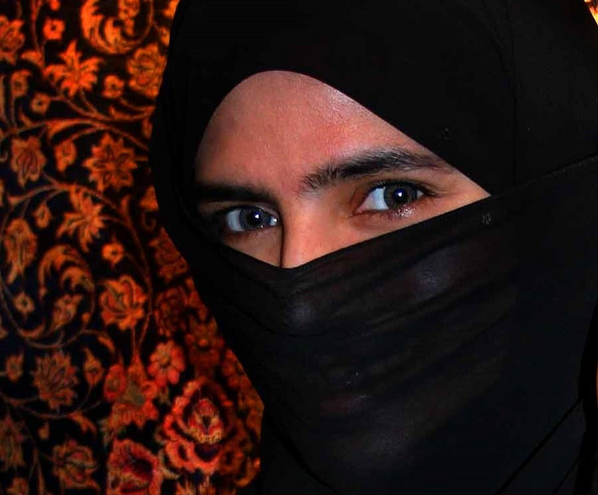 Muslima mit Niqab