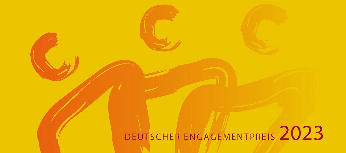Logo des Deutschen Engagementpreises 2023