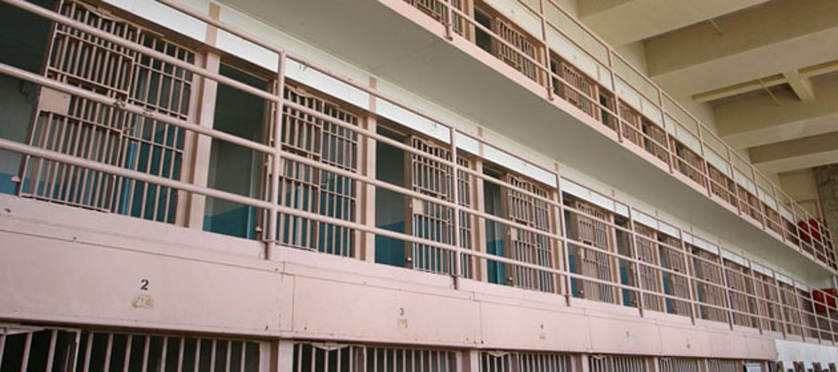Gefängniszellen in Alcatraz