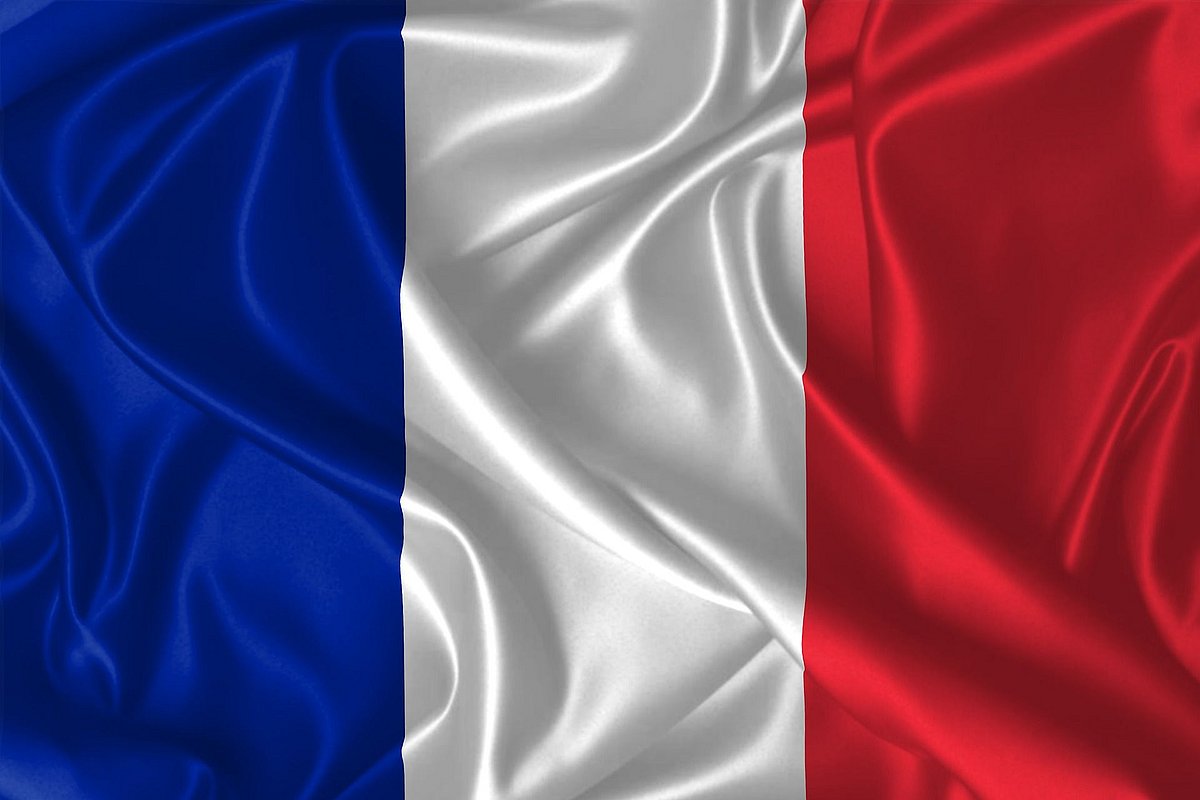 Französische Flagge.